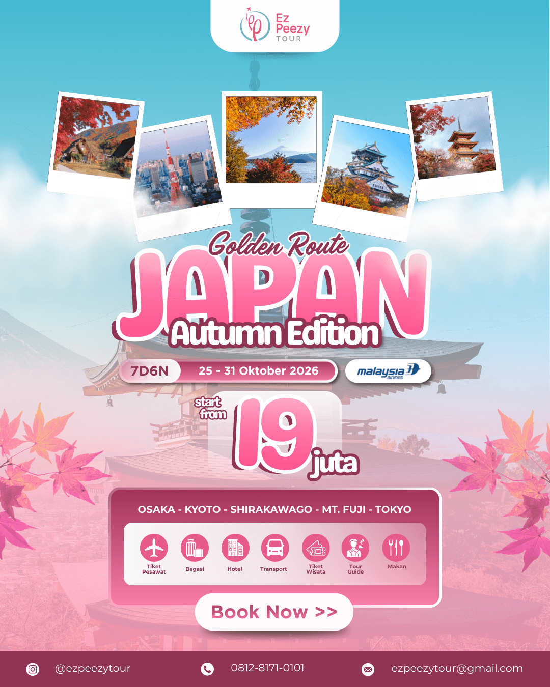 Japan Golden Route 8D7N